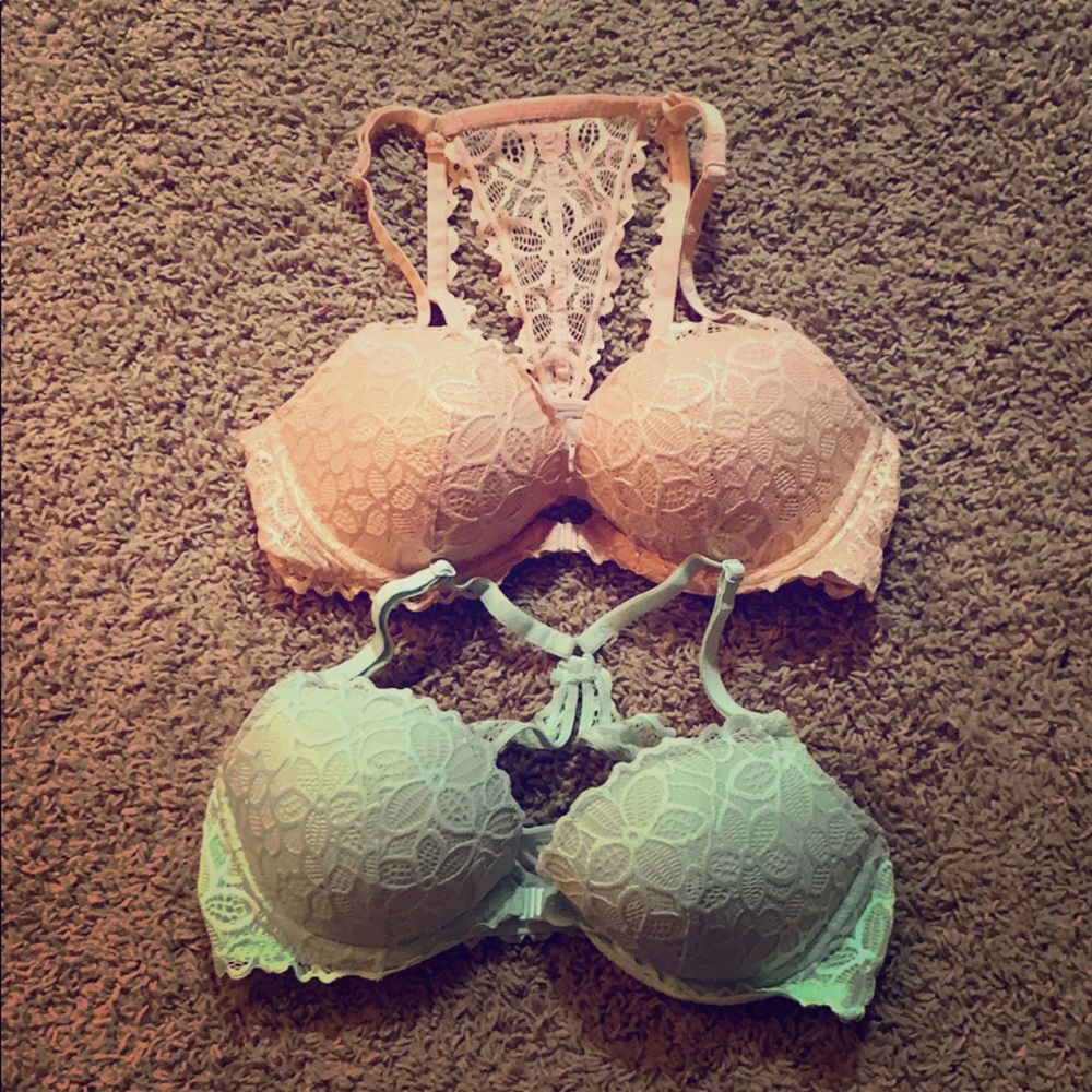 Pink bra bundle 36c